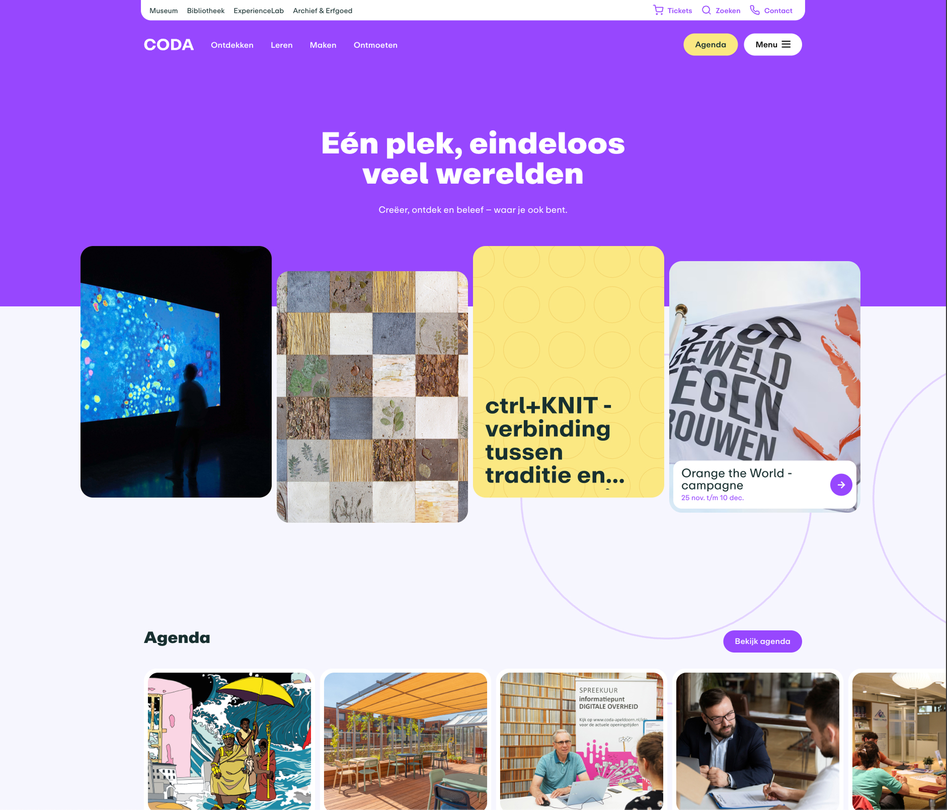 Header en impressie afbeelding van de CODA Apeldoorn case