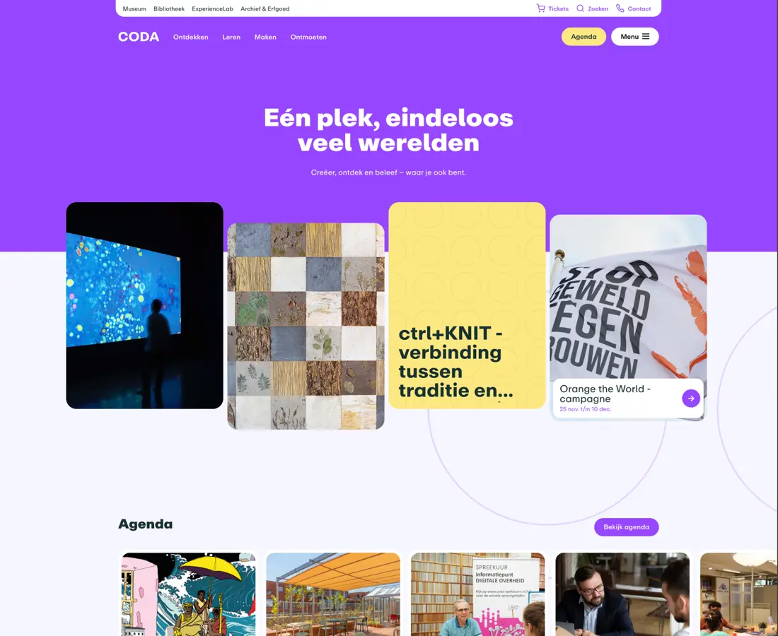 Header en impressie afbeelding van de CODA Apeldoorn case
