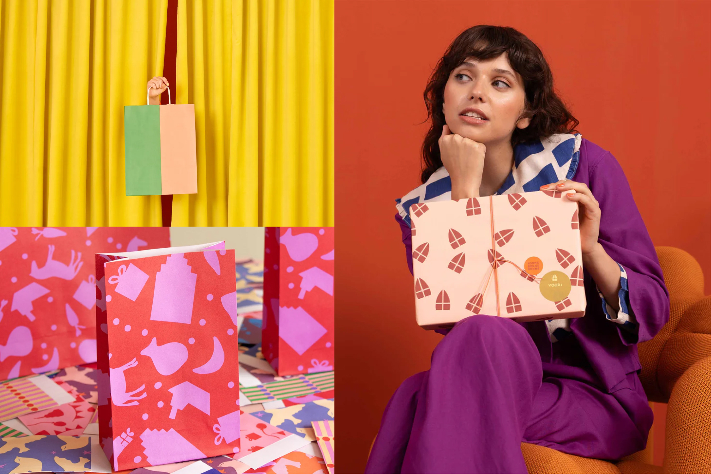 Een greep van Kadodesign fotografie met kadopapier ontwerpen