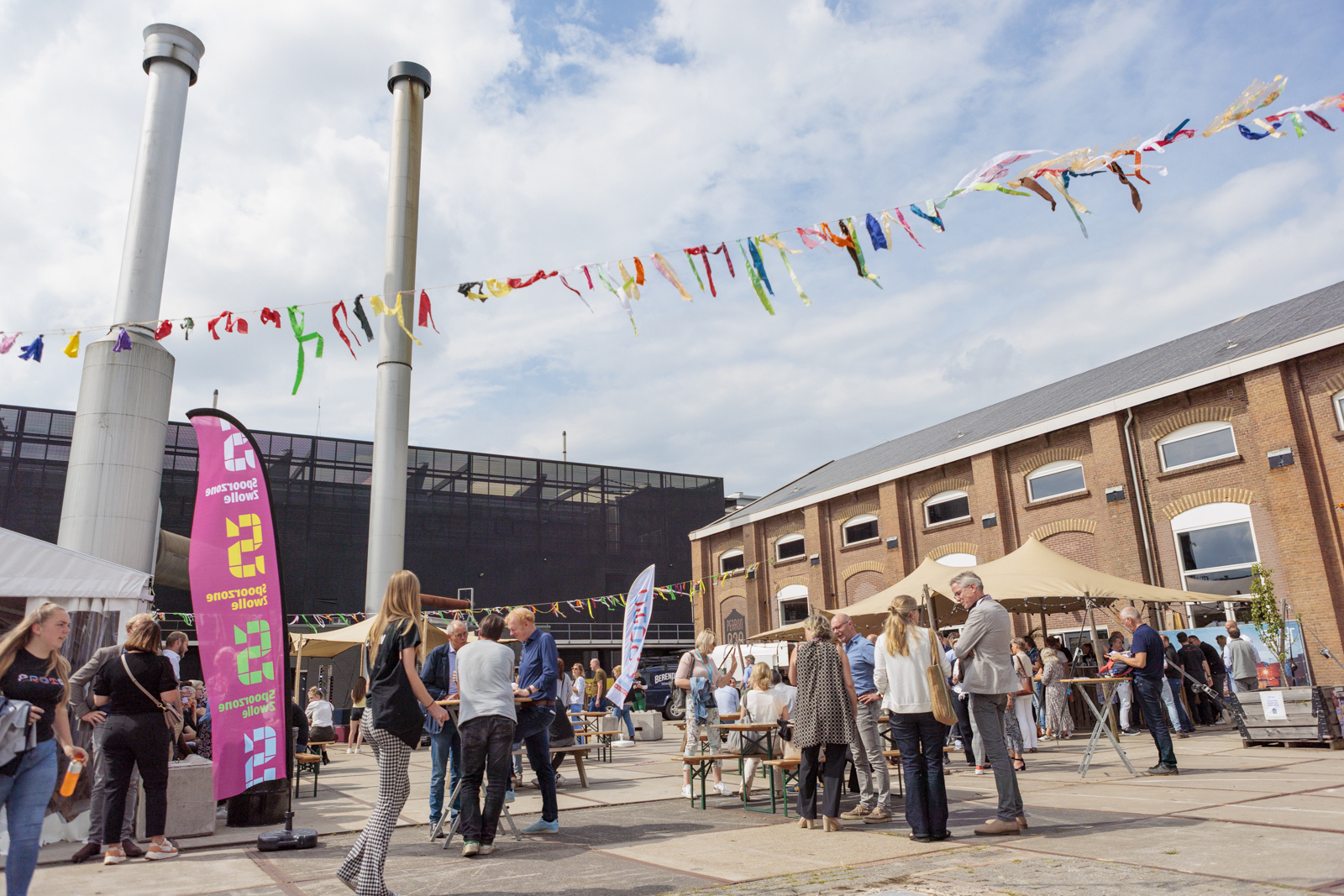 Sfeerfoto van een event bij Perron038, een locatie binnen de Spoorzone